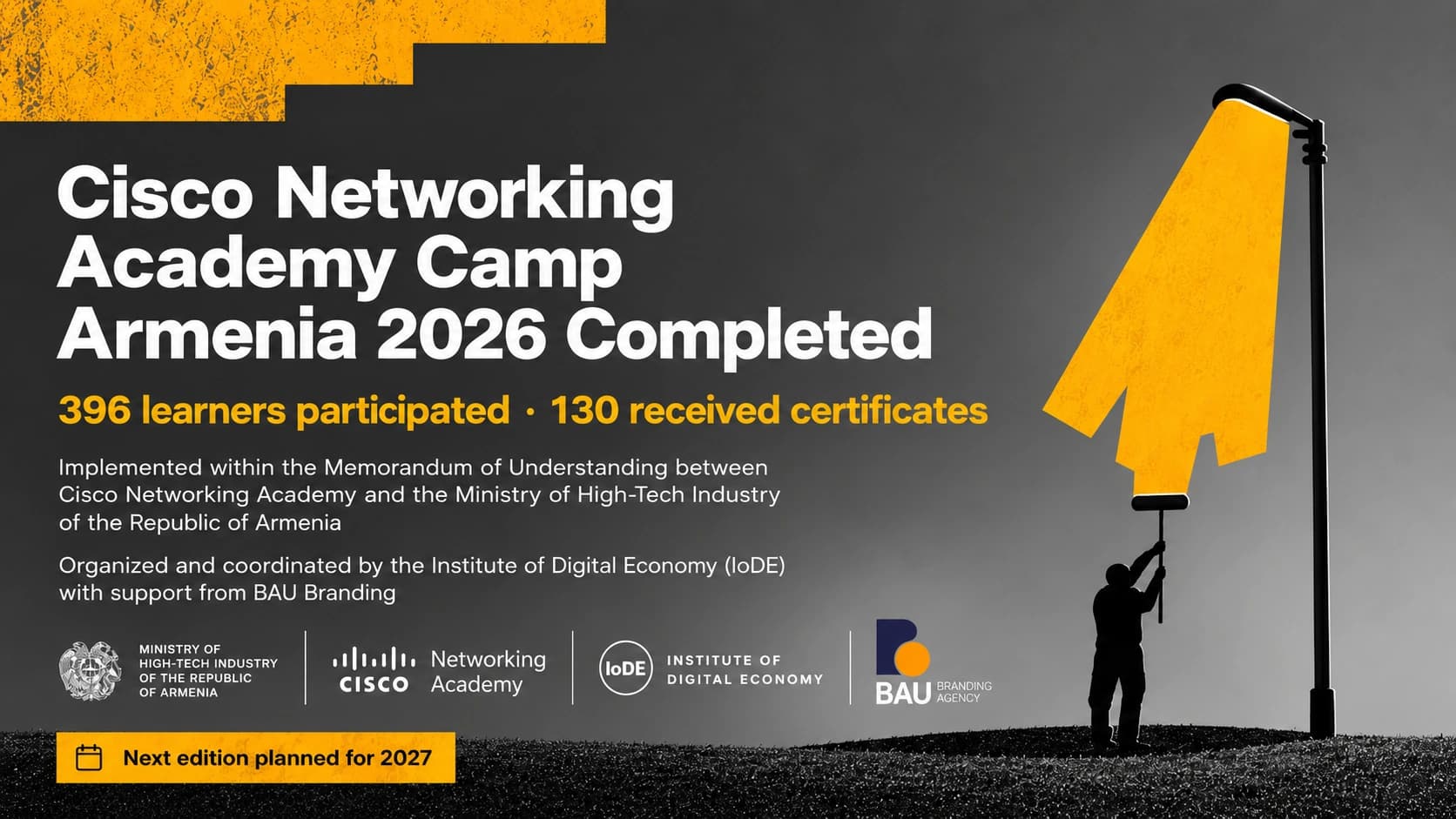 Cisco Networking Academy Camp Armenia 2026 Concludes: 396 Learners Joined the Program